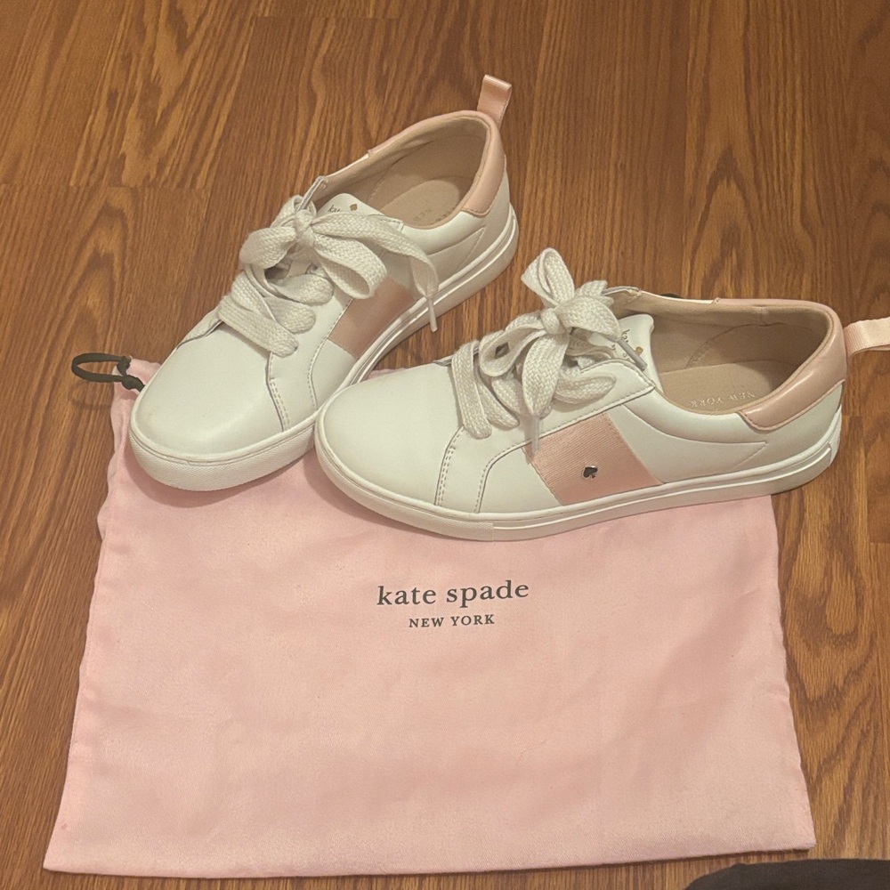 Kate Spade Cream and Pink Sneakers - Picture 5 of 5